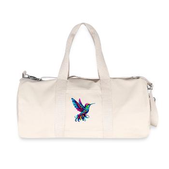 Kolibri - Recycelte Canvas-Sporttasche von Stanley/Stella - Naturweiß - Vorne