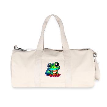 Frog - Recycled Canvas Sports Bag by Stanley/Stella - natural - Front