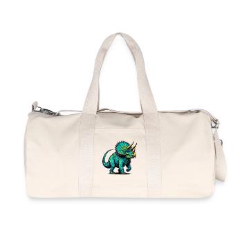 Dinosaure - Sac de sport en toile recyclée Stanley/Stella - blanc naturel - Devant