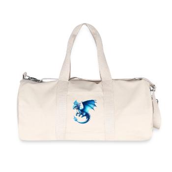 Dragon - Sac de sport en toile recyclée Stanley/Stella - blanc naturel - Devant