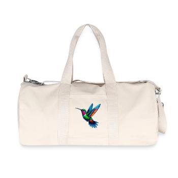 Kolibri - Recycelte Canvas-Sporttasche von Stanley/Stella - Naturweiß - Vorne