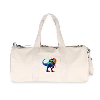 Dinosaure - Sac de sport en toile recyclée Stanley/Stella - blanc naturel - Devant