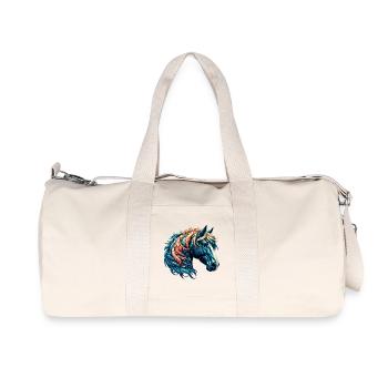 Horse - Recycled Canvas Sports Bag by Stanley/Stella - natural - Front
