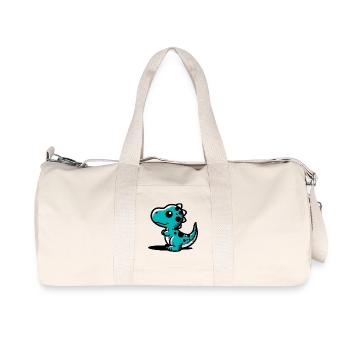 Dinosaure - Sac de sport en toile recyclée Stanley/Stella - blanc naturel - Devant