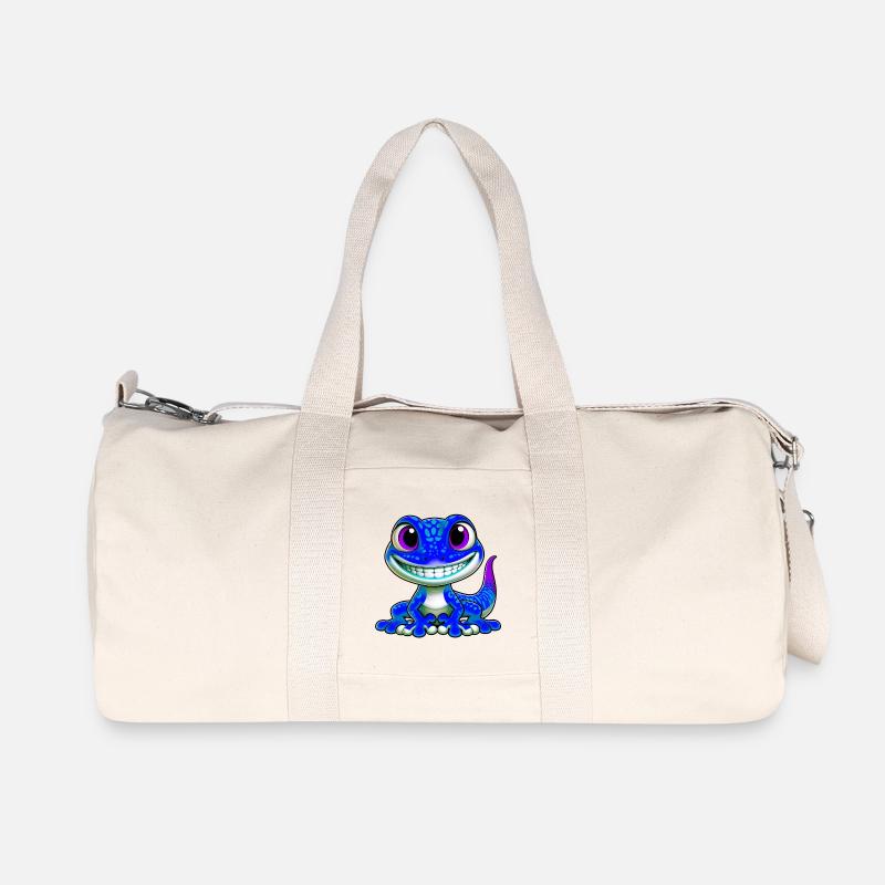 Gecko - Recycelte Canvas-Sporttasche von Stanley/Stella - Naturweiß