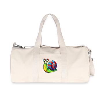 Snail - Recycled Canvas Sports Bag by Stanley/Stella - natural - Front