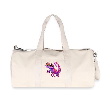Gecko - Recycelte Canvas-Sporttasche von Stanley/Stella - Naturweiß - Vorne