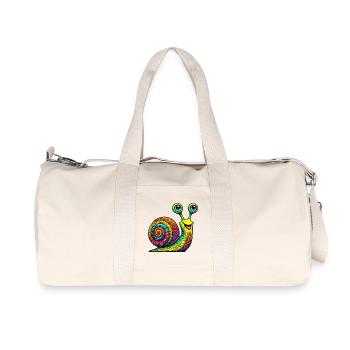 Snail - Recycled Canvas Sports Bag by Stanley/Stella - natural - Front