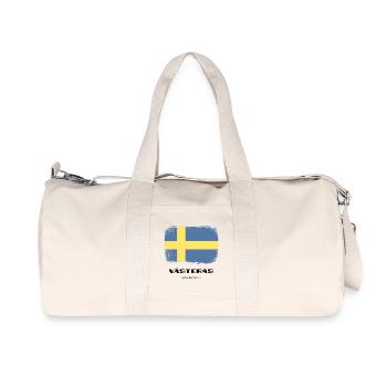 Västeras /// Suède /// Sverige /// Schweden - Sac de sport en toile recyclée Stanley/Stella - blanc naturel - Devant