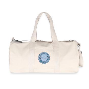 A REAL FRIEND IS ONE WHO WALKS IN WHEN THE REST OF - Recycled Canvas Sports Bag by Stanley/Stella - natural - Front