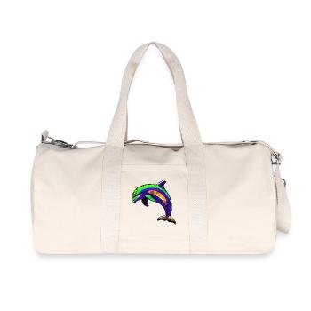 Dolphin - Recycled Canvas Sports Bag by Stanley/Stella - natural - Front