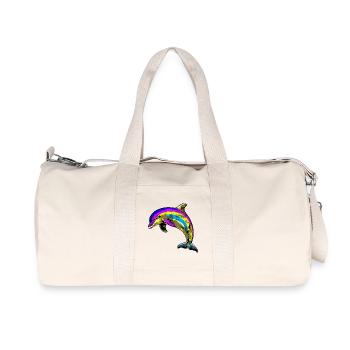 Dolphin - Recycled Canvas Sports Bag by Stanley/Stella - natural - Front