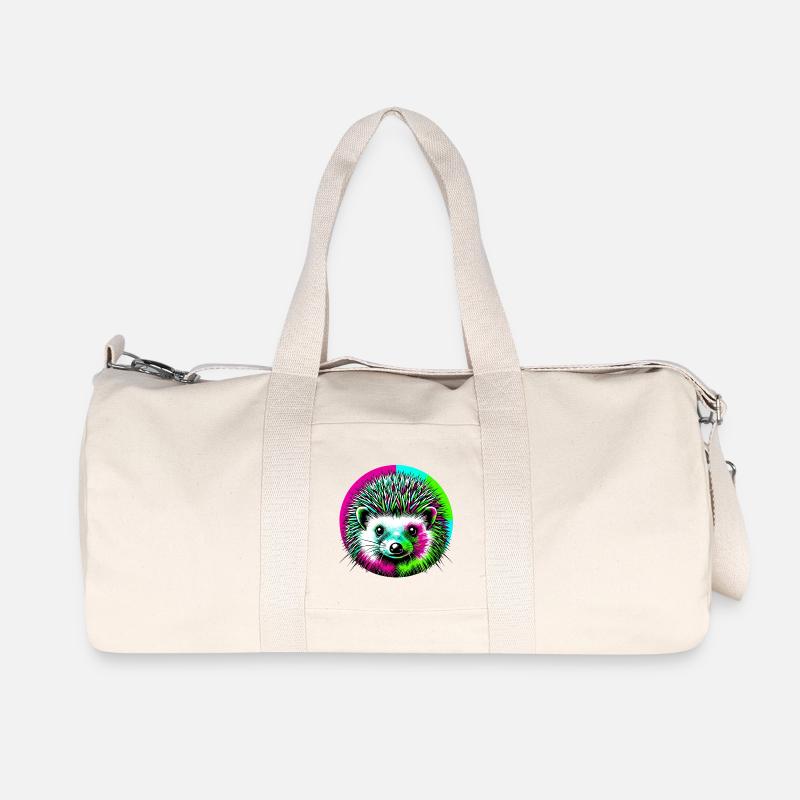 Igel - Recycelte Canvas-Sporttasche von Stanley/Stella - Naturweiß