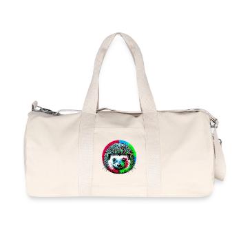 Igel - Recycelte Canvas-Sporttasche von Stanley/Stella - Naturweiß - Vorne