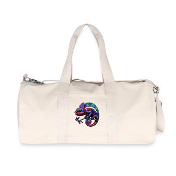 Chamäleon - Recycelte Canvas-Sporttasche von Stanley/Stella - Naturweiß - Vorne