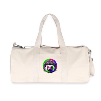 Igel - Recycelte Canvas-Sporttasche von Stanley/Stella - Naturweiß - Vorne
