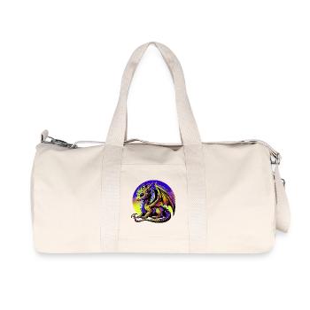 Dragon - Sac de sport en toile recyclée Stanley/Stella - blanc naturel - Devant