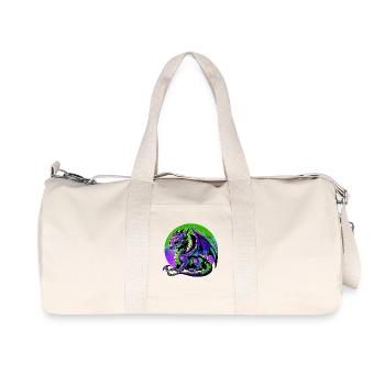 Drache - Recycelte Canvas-Sporttasche von Stanley/Stella - Naturweiß - Vorne