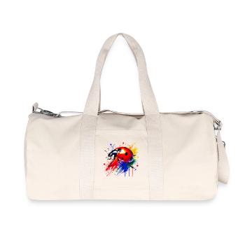 Marienkäfer - Recycelte Canvas-Sporttasche von Stanley/Stella - Naturweiß - Vorne