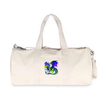 Dragon - Recycled Canvas Sports Bag by Stanley/Stella - natural - Front