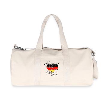 Allemagne - La maison, c’est là où se trouve votre cœur - Sac de sport en toile recyclée Stanley/Stella - blanc naturel - Devant