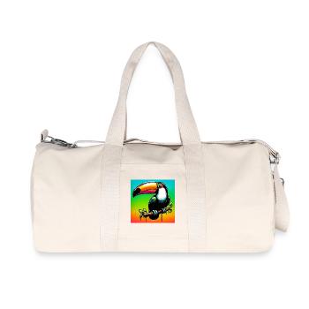 toucan - Recycled Canvas Sports Bag by Stanley/Stella - natural - Front