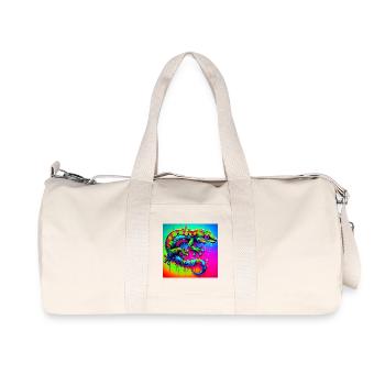 Gecko - Recycled Canvas Sports Bag by Stanley/Stella - natural - Front