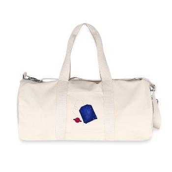 Space Tea - Recycled Canvas Sports Bag by Stanley/Stella - natural - Front