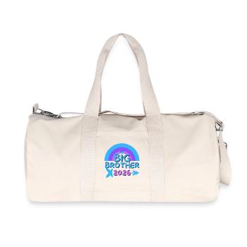 Big Brother 2026 – Futur Grand Frère - Sac de sport en toile recyclée Stanley/Stella - blanc naturel - Devant