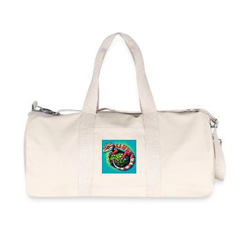Gecko - Recycelte Canvas-Sporttasche von Stanley/Stella - Naturweiß - Vorne