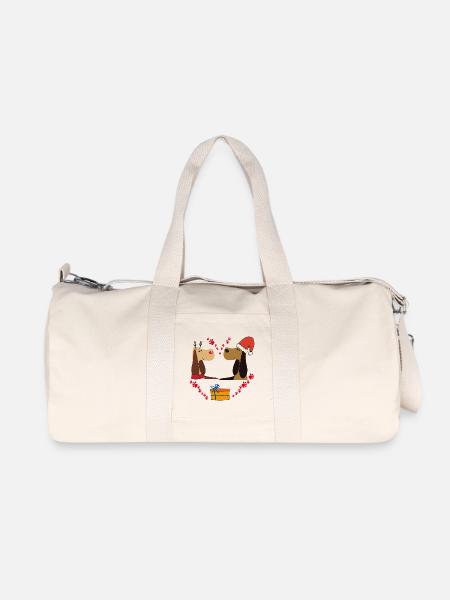Le bonheur de Noël - Sac de sport en toile recyclée Stanley/Stella - blanc naturel