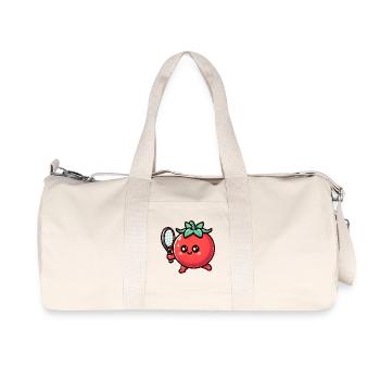 Kawaii Tennis Tomate Niedlich Lustig - Recycelte Canvas-Sporttasche von Stanley/Stella - Naturweiß - Vorne