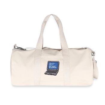 Pas de ticket, pas de support Admin IT Spruch - Sac de sport en toile recyclée Stanley/Stella - blanc naturel - Devant