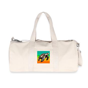 turtle - Recycled Canvas Sports Bag by Stanley/Stella - natural - Front