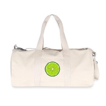 Costume Lime, costume d’Halloween assorti - Sac de sport en toile recyclée Stanley/Stella - blanc naturel - Devant