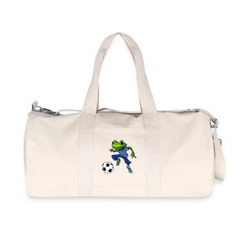 Soccer Frog - Sac de sport en toile recyclée Stanley/Stella - blanc naturel - Devant