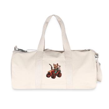 Hyène Tractor Farmer - Sac de sport en toile recyclée Stanley/Stella - blanc naturel - Devant