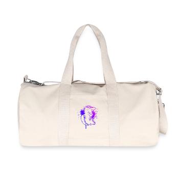 Attention fans de motocross, déclaration simple - Sac de sport en toile recyclée Stanley/Stella - blanc naturel - Devant