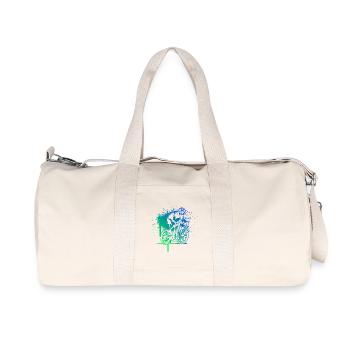 Roadbike Liebe zum Anziehen - Recycelte Canvas-Sporttasche von Stanley/Stella - Naturweiß - Vorne