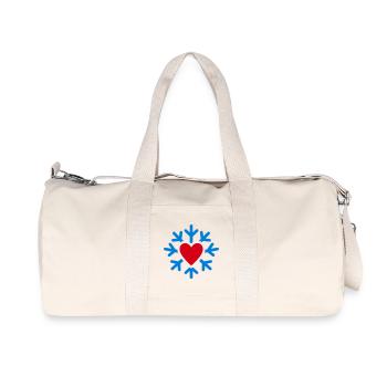 Cœur d’hiver dans le cercle de glace - Sac de sport en toile recyclée Stanley/Stella - blanc naturel - Devant