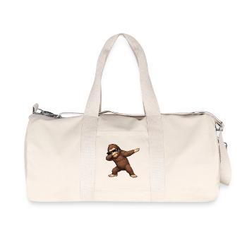 Dabbing Big Foot - Recycled Canvas Sports Bag by Stanley/Stella - natural - Front