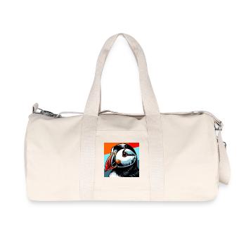 macareux - Sac de sport en toile recyclée Stanley/Stella - blanc naturel - Devant