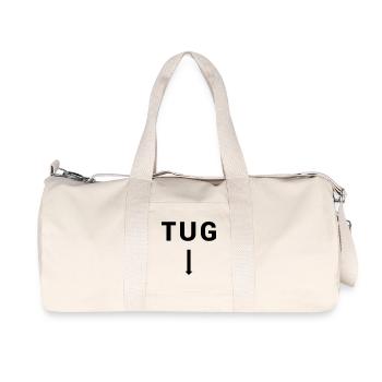 TUG Tugboat - Seafaring Sailing Ship Captain - Recycled Canvas Sports Bag by Stanley/Stella - natural - Front