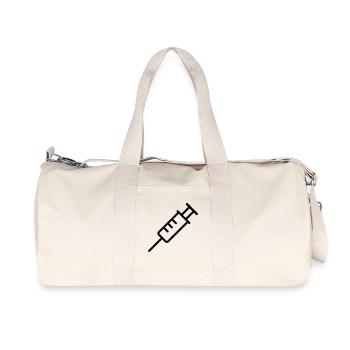 syringe - Recycled Canvas Sports Bag by Stanley/Stella - natural - Front