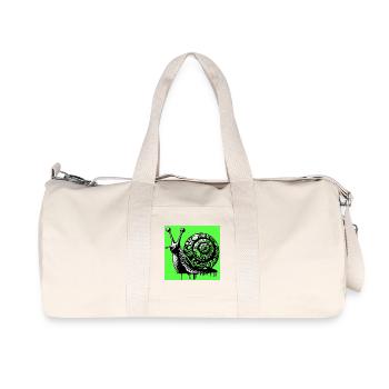 Escargot - Sac de sport en toile recyclée Stanley/Stella - blanc naturel - Devant