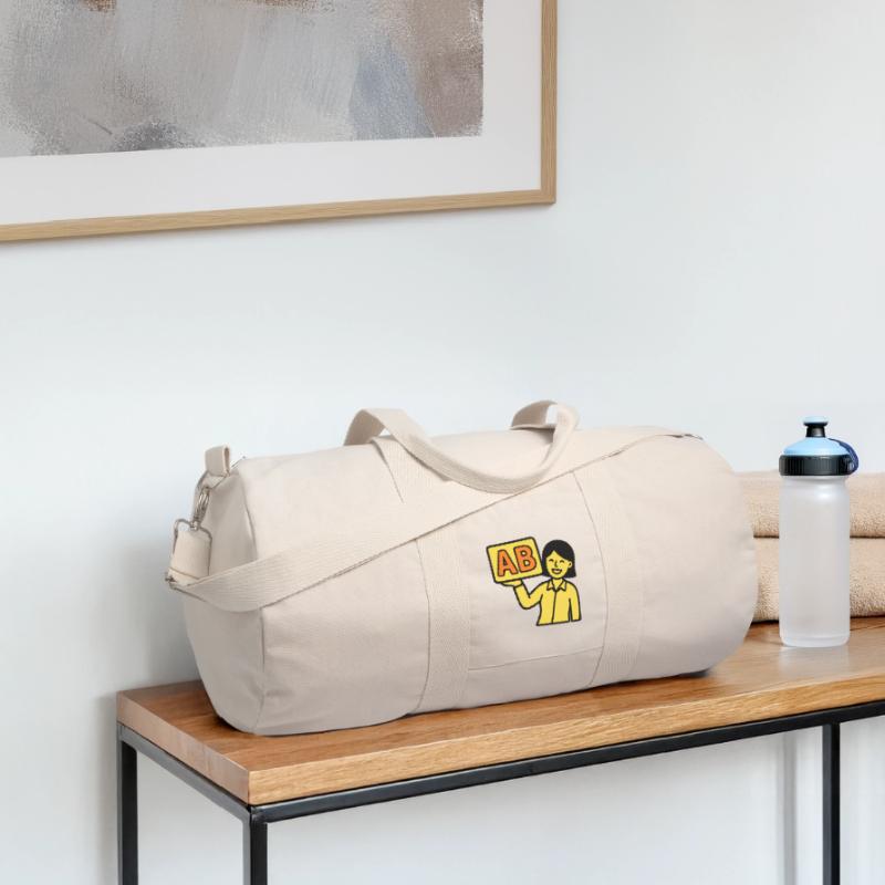 Teacher Elementary School ABC Vector Recycled Canvas Sports Bag by Stanley/Stella