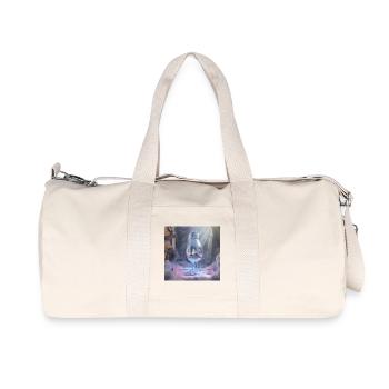 Gant de boxe flottant sur un anneau de nuages - Sac de sport en toile recyclée Stanley/Stella - blanc naturel - Devant