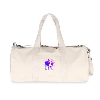 Idée cadeau pour la course de marathon pour le coureur - Sac de sport en toile recyclée Stanley/Stella - blanc naturel - Devant