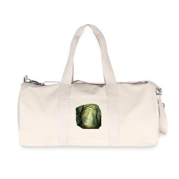 Light trail in the forest - Recycled Canvas Sports Bag by Stanley/Stella - natural - Front