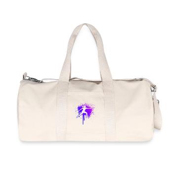 Disc Golf Gift Idea for a Disc Athlete - Recycled Canvas Sports Bag by Stanley/Stella - natural - Front